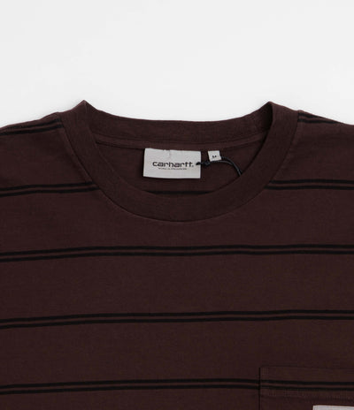 Carhartt Cardona Pocket T-Shirt - Cardona Stripe / Natural / Palisander