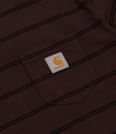 Carhartt Cardona Pocket T-Shirt - Cardona Stripe / Natural / Palisander