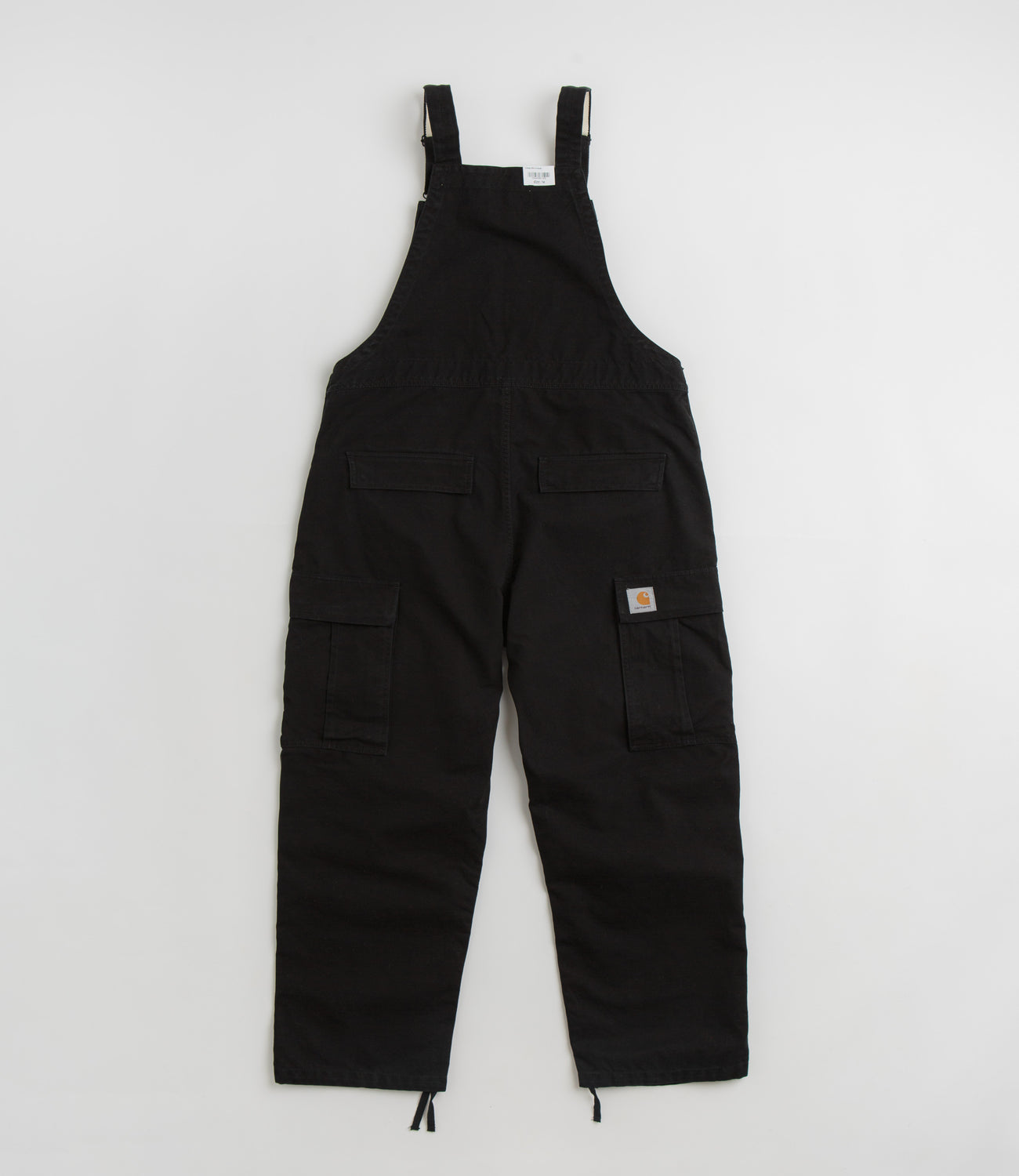 Carhartt Cargo Bib Overalls - Black | Flatspot