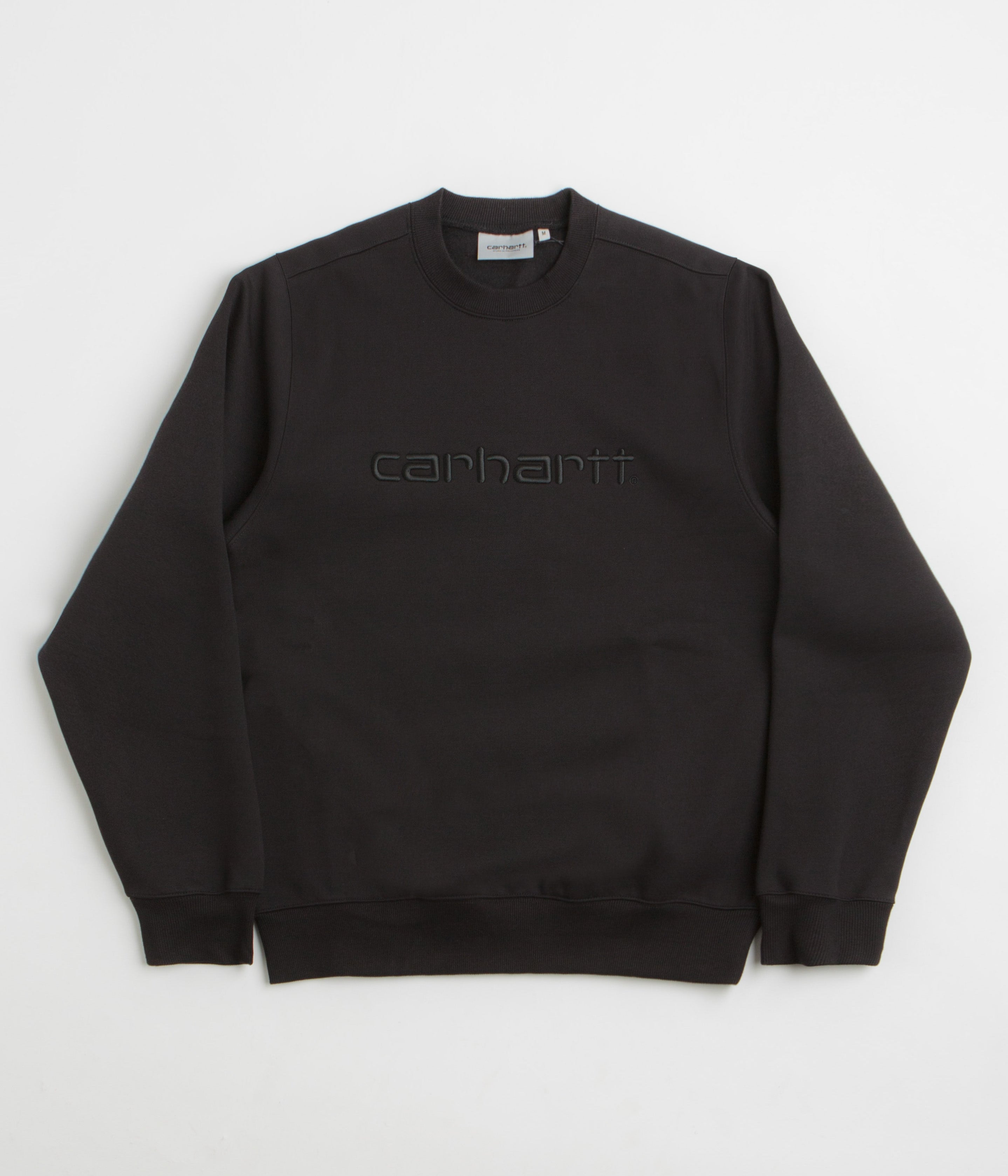 Stussy Stock Logo Crewneck Sweatshirt - Grey Heather | Flatspot