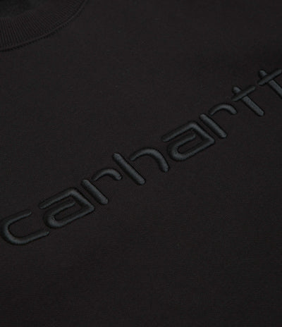 Carhartt Carhartt Crewneck Sweatshirt - Black / Black