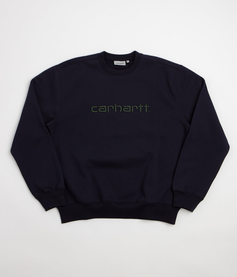 Carhartt Carhartt Crewneck Sweatshirt - Dark Navy / Dark Scarab