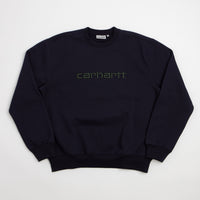 Carhartt Carhartt Crewneck Sweatshirt - Dark Navy / Dark Scarab thumbnail