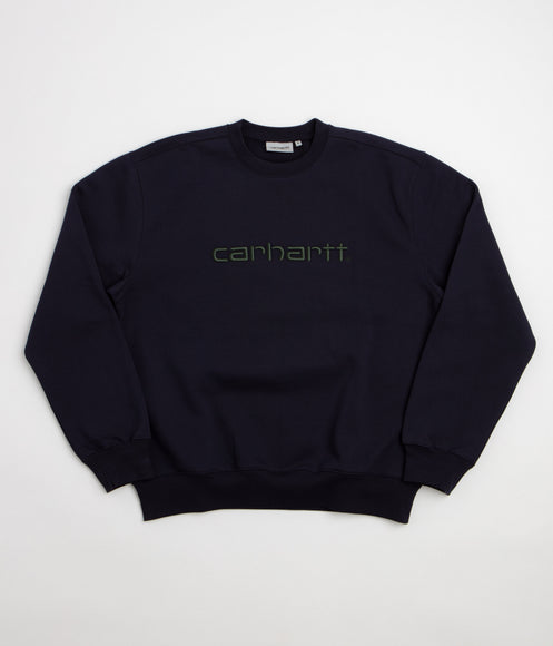 Carhartt Carhartt Crewneck Sweatshirt - Dark Navy / Dark Scarab