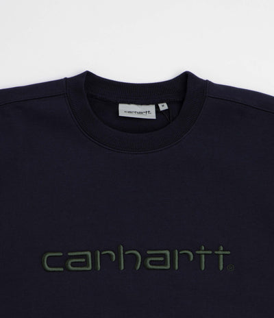 Carhartt Carhartt Crewneck Sweatshirt - Dark Navy / Dark Scarab