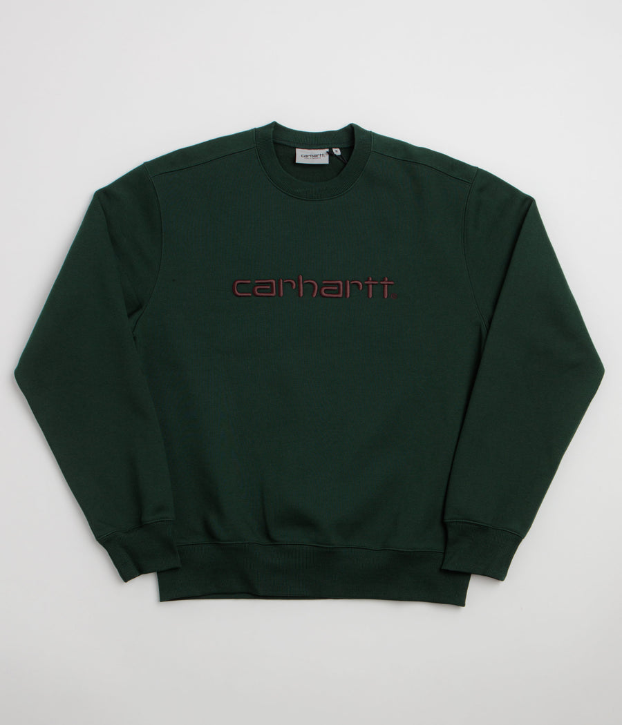 Carhartt Carhartt Crewneck Sweatshirt in Dark Scarab and Palisander