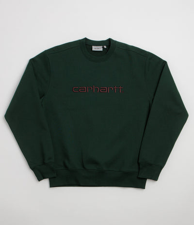 Carhartt Carhartt Crewneck Sweatshirt - Dark Scarab / Palisander
