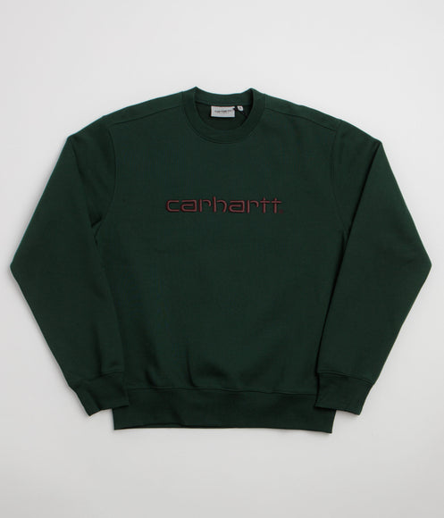 Carhartt Carhartt Crewneck Sweatshirt - Dark Scarab / Palisander