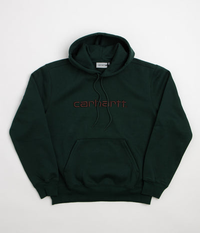 Carhartt Carhartt Hoodie - Dark Scarab / Palisander