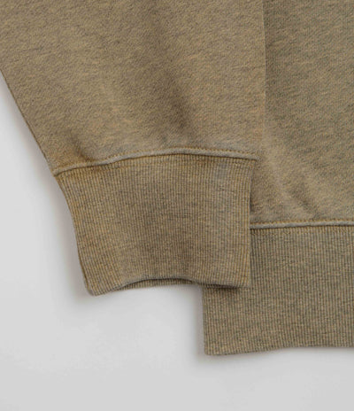 Carhartt Caspian Crewneck Sweatshirt in Dusty Hamilton Brown Heather