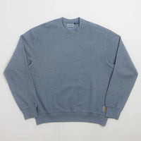 Carhartt Caspian Crewneck Sweatshirt in Shady Blue Heather thumbnail