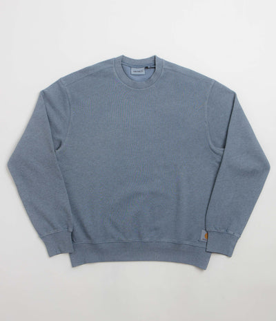 Carhartt Caspian Crewneck Sweatshirt in Shady Blue Heather