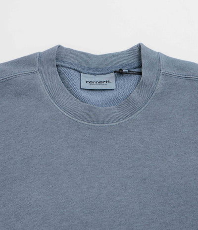 Carhartt Caspian Crewneck Sweatshirt in Shady Blue Heather