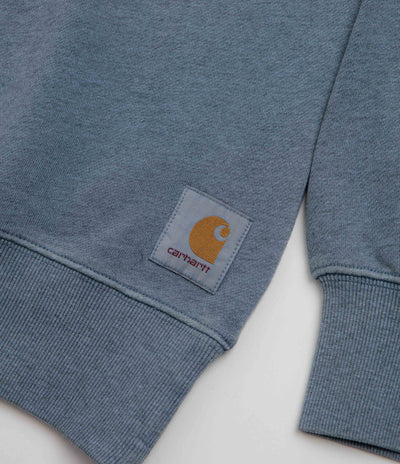 Carhartt Caspian Crewneck Sweatshirt in Shady Blue Heather