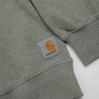Carhartt Caspian Crewneck Sweatshirt in Shady Green Heather thumbnail