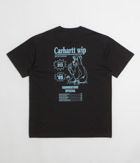 Carhartt Catalogue T-Shirt in Black and Bluebird