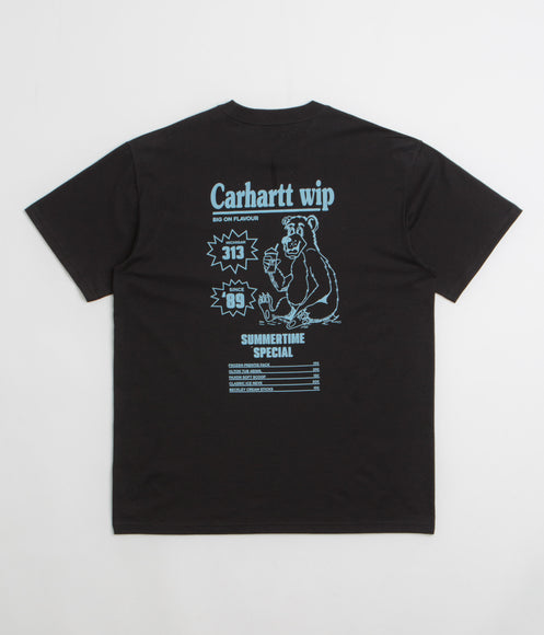 Carhartt Catalogue T-Shirt - Black / Bluebird