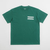 Carhartt Catalogue T-Shirt in Rainforest and White thumbnail