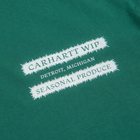 Carhartt Catalogue T-Shirt in Rainforest and White thumbnail