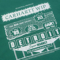 Carhartt Catalogue T-Shirt in Rainforest and White thumbnail