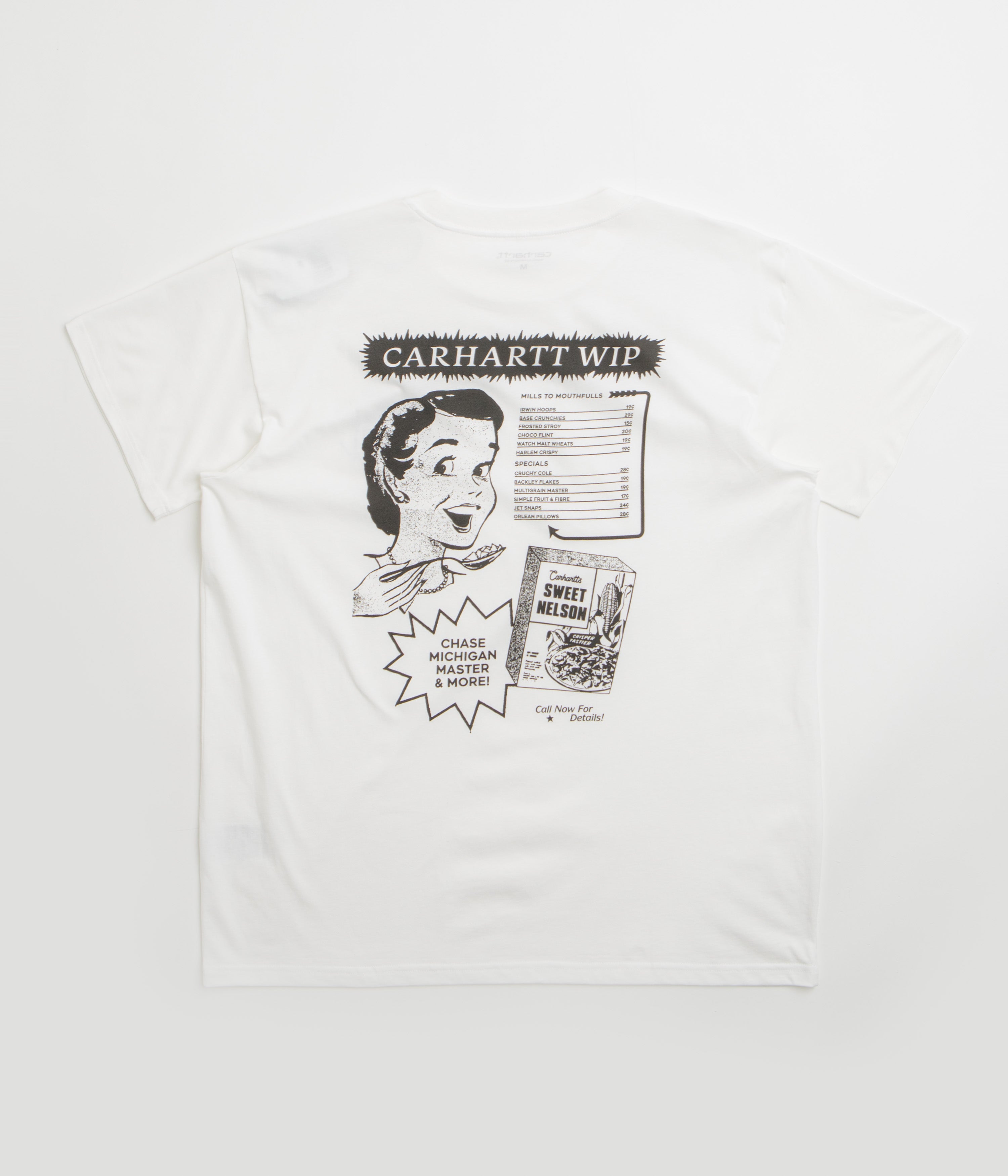 Carhartt Catalogue T-Shirt in White and Black