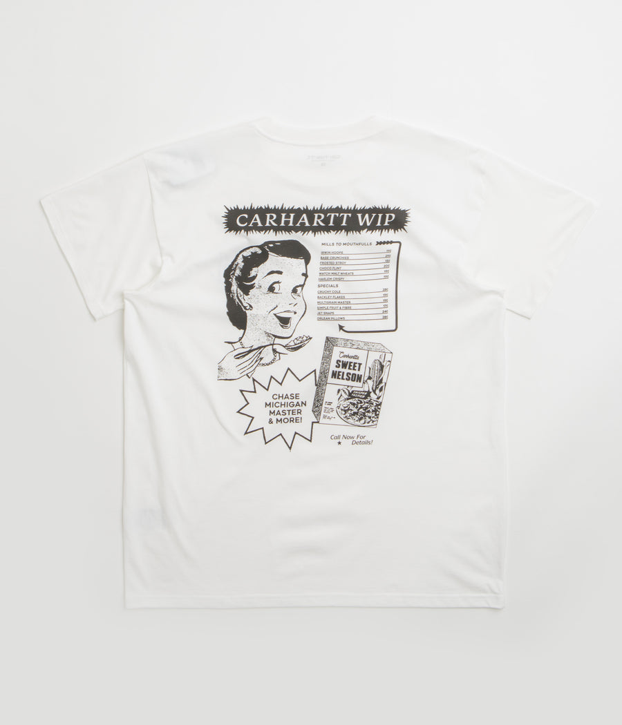 Carhartt Catalogue T-Shirt in White and Black