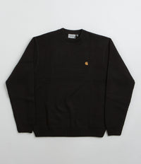 Carhartt Chane Crewneck Sweatshirt in Black and Gold