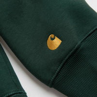 Carhartt Chase Hoodie - Discovery Green / Gold thumbnail