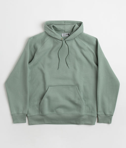 Carhartt Chase Hoodie - Glassy Teal / Gold