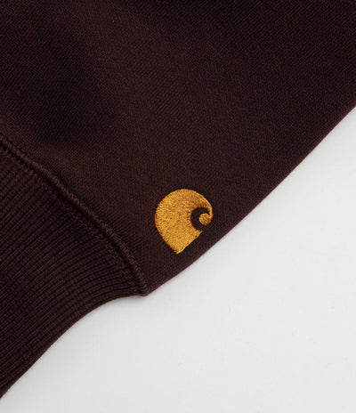 Carhartt Chase Hoodie - Palisander / Gold