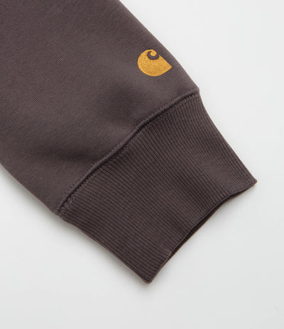 Carhartt Chase Hoodie in Shale and Gold
