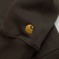 Carhartt Chase Hoodie - Shungite / Gold thumbnail
