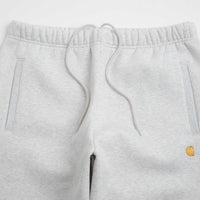 Carhartt Chase Sweatpants in Ash Heather and Gold thumbnail