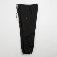 Carhartt Chase Sweatpants in Black and Black / Gold thumbnail