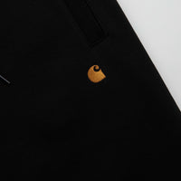 Carhartt Chase Sweatpants in Black and Black / Gold thumbnail