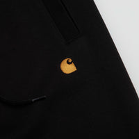 Carhartt Chase Sweatpants in Black and Black / Gold thumbnail