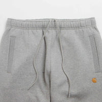 Carhartt Chase Sweatpants in Grey Heather and Gold / Grey thumbnail
