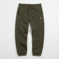 Carhartt Chase Sweatpants in Olive and Gold thumbnail