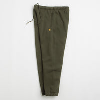 Carhartt Chase Sweatpants in Olive and Gold thumbnail