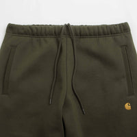 Carhartt Chase Sweatpants in Olive and Gold thumbnail