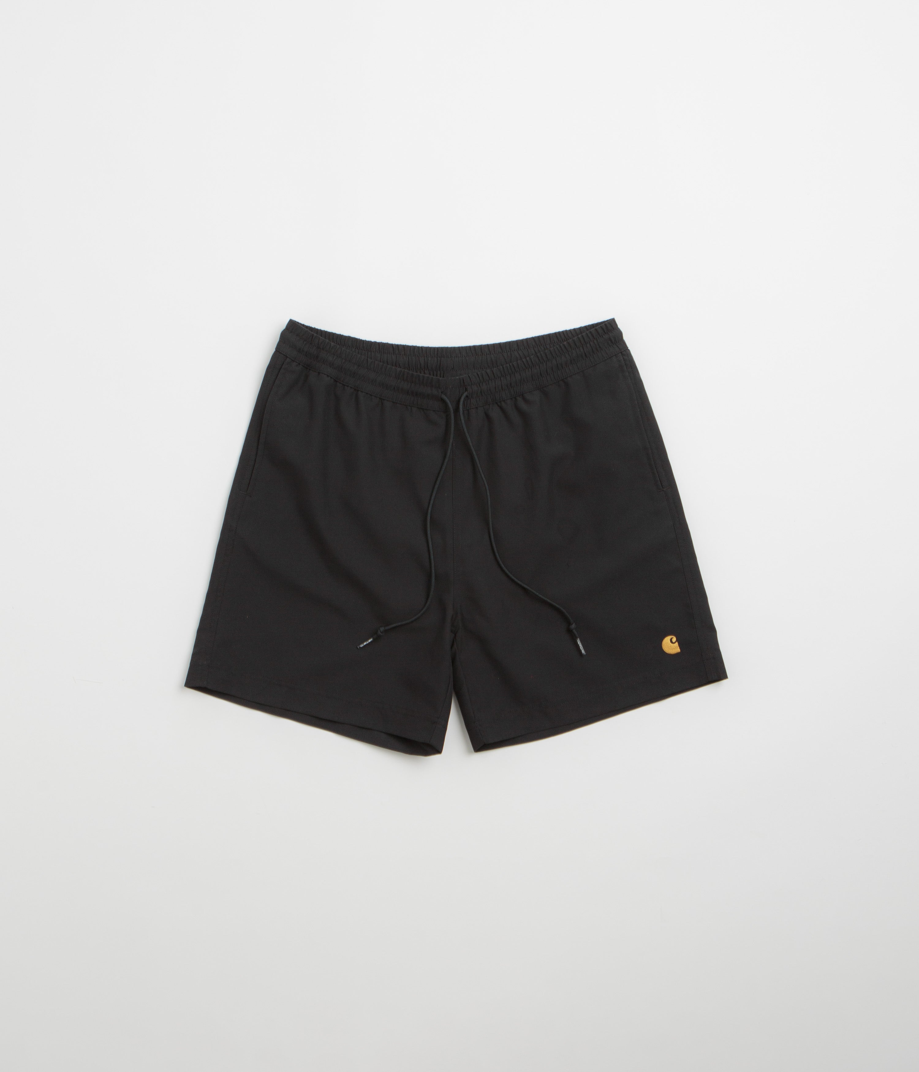 Carhartt Chase Swim Trunks - Black / Gold