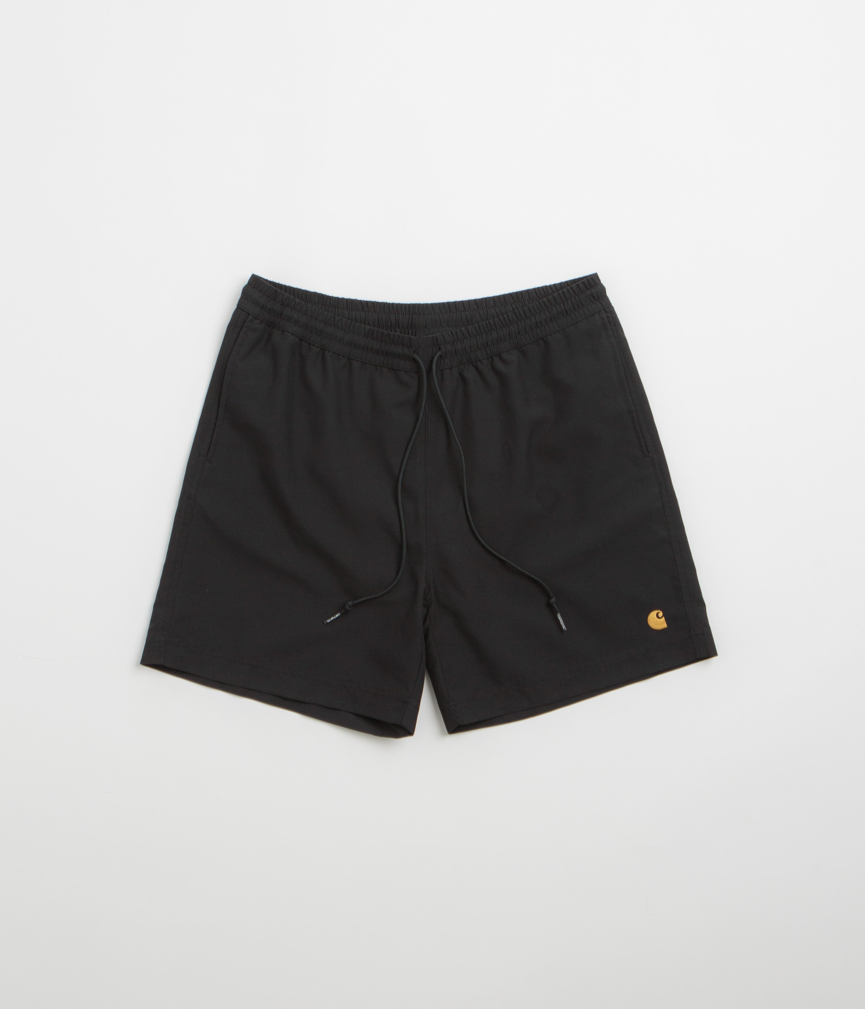 Carhartt Chase Swim Trunks - Black / Gold
