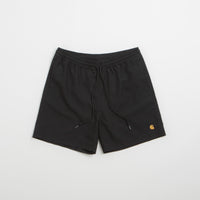 Carhartt Chase Swim Trunks in Black and Gold thumbnail