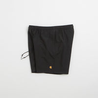 Carhartt Chase Swim Trunks in Black and Gold thumbnail