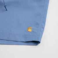 Carhartt Chase Swim Trunks in Curacao and Gold thumbnail