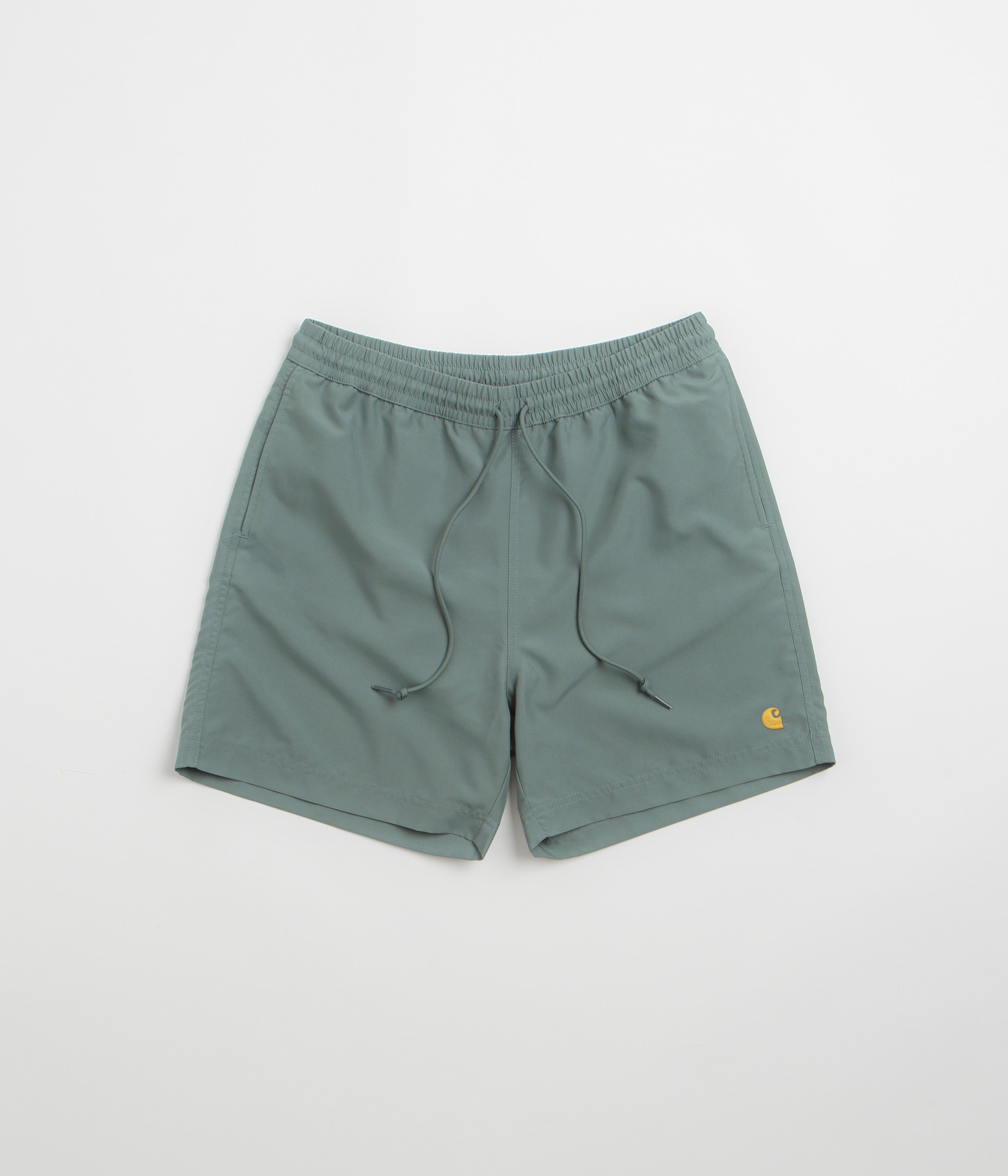 Carhartt Chase Swim Trunks - Velvet Green / Gold