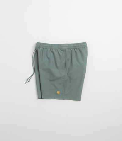 Carhartt Chase Swim Trunks - Velvet Green / Gold