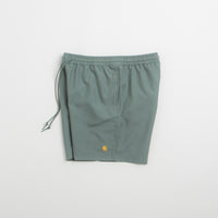 Carhartt Chase Swim Trunks in Velvet Green and Gold thumbnail