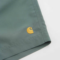 Carhartt Chase Swim Trunks - Velvet Green / Gold thumbnail