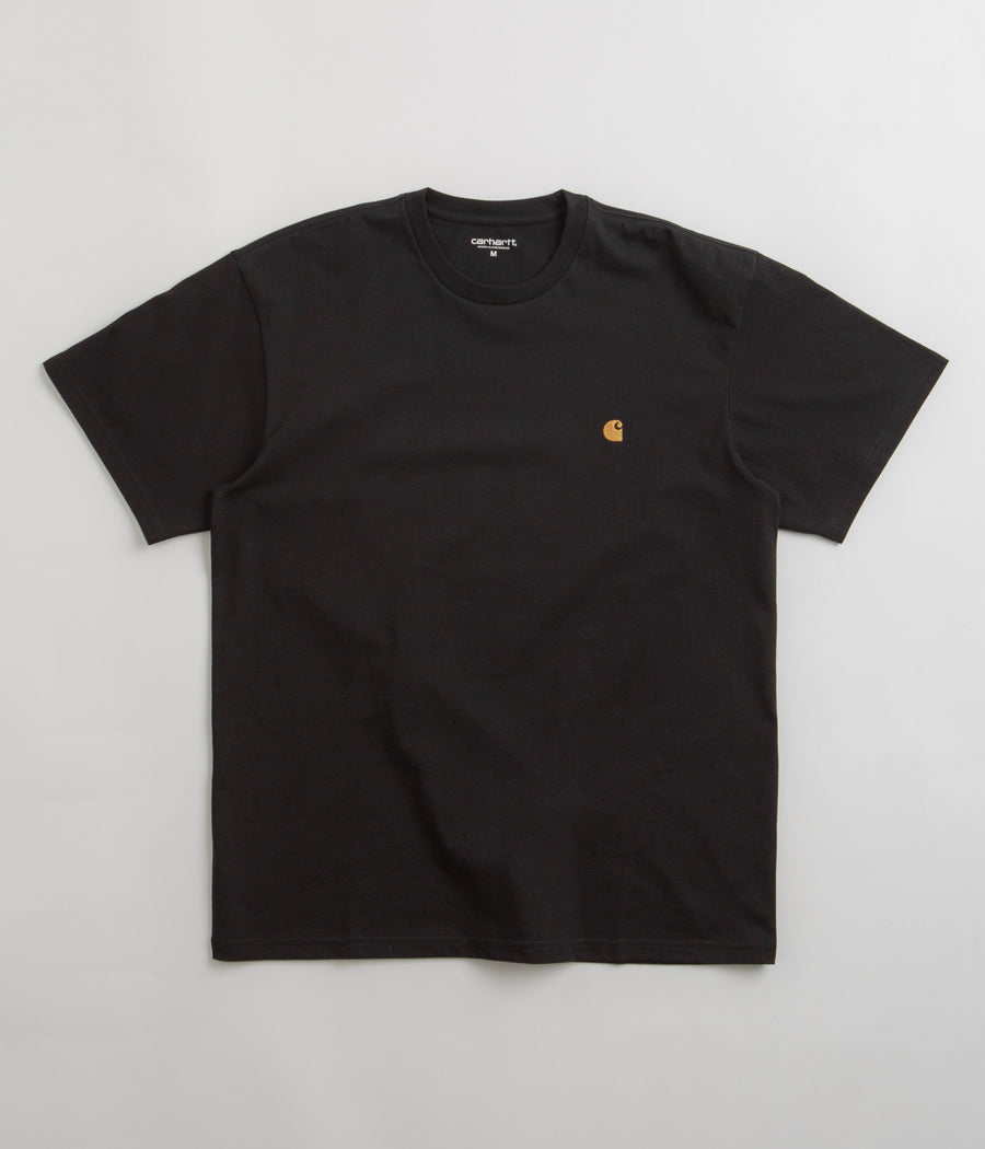 Carhartt Chase T-Shirt - Black / Gold